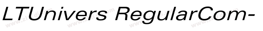 LTUnivers RegularCom字体转换